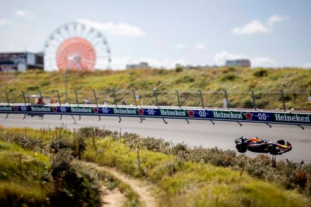 ZANDVOORT - Max Verstappen (Red Bull Racing) during the F1 Grand Prix of the Netherlands at the Circuit of Zandvoort. ANP REMKO DE WAAL ** Photo taken with tilt-shift lens ** xVIxANPxSportx xxANPxIVx 506721779 originalFilename: 506721779.jpg