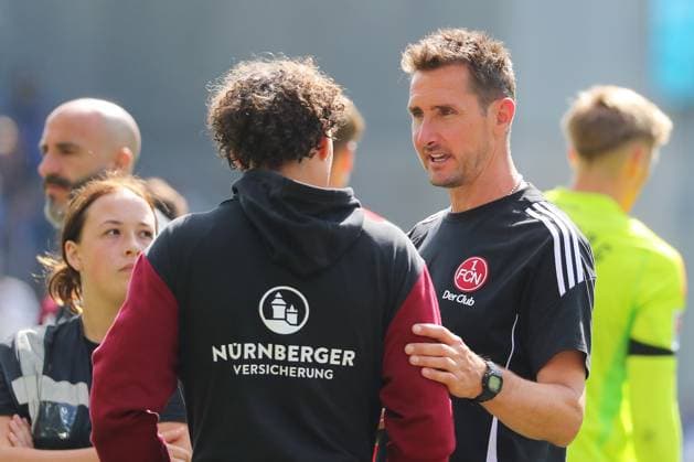 25.08.2024, xtvx, Fussball 2.Bundesliga, SV Darmstadt 98 - 1.FC Nürnberg emspor, v.l. Trainer Miroslav Klose (1. FC Nuernberg) nach dem Spiel, after the match (DFL DFB REGULATIONS PROHIBIT ANY USE OF PHOTOGRAPHS as IMAGE SEQUENCES and or QUASI-VIDEO) Darmstadt