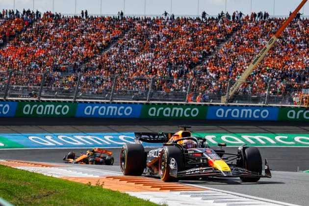 1 Max Verstappen (NLD, Oracle Red Bull Racing), F1 Grand Prix of the Netherlands at Circuit Zandvoort on August 25, 2024 in Zandvoort, Netherlands. (Photo by HOCH ZWEI) Zandvoort Netherlands
