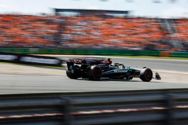 44 Lewis Hamilton (GBR, Mercedes-AMG Petronas F1 Team), F1 Grand Prix of the Netherlands at Circuit Zandvoort on August 25, 2024 in Zandvoort, Netherlands. (Photo by HOCH ZWEI) Zandvoort Netherlands