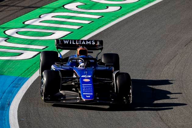 ZANDVOORT - Alexander Albon (Williams) during the F1 Grand Prix of the Netherlands at the Circuit of Zandvoort. ANP REMKO DE WAAL xVIxANPxSportx xxANPxIVx 506723417 originalFilename: 506723417.jpg