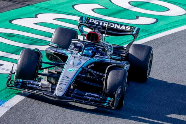 George Russell of Great Britain and Mercedes-AMG Petronas F1 Team during the F1 Grand Prix of Netherlands at Circuit Park Zandvoort on August 25, 2024 in Zandvoort, Netherlands. Defodi-704_MTB20240825F1MTBPhoto-5109