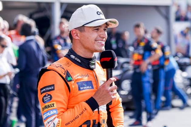 Winner Lando Norris of Great Britain and McLaren Formula 1 Team looks on during the F1 Grand Prix of Netherlands at Circuit Park Zandvoort on August 25, 2024 in Zandvoort, Netherlands. Defodi-704_MTB20240825F1MTBPhoto-5829