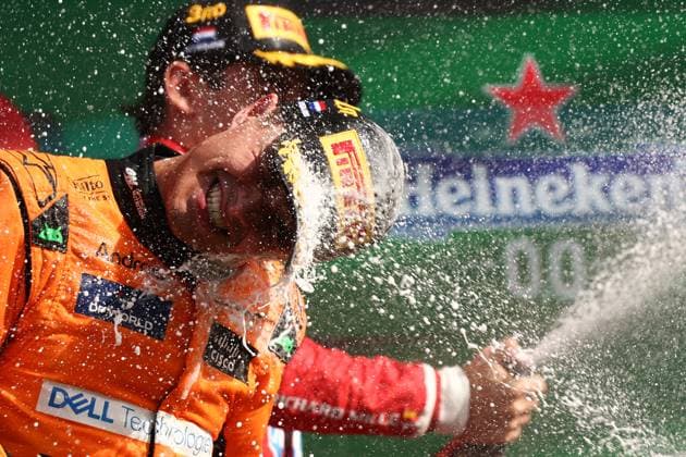 Bilder des Jahres 2024, Sport 08 August Sport Themen der Woche KW34 Sport Bilder des Tages F1 Grand Prix Of The Netherlands 2024 Lando Norris of McLaren after the Formula 1 Grand Prix of The Netherlands at Circuit Zandvoort in Zandvoort, Netherlands on August 25, 2024. Zandvoort Netherlands  Copyright: xJakubxPorzyckix originalFilename:porzycki-f1grandp240825_npVfy.jpg