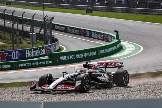 20 Kevin Magnussen (DNK, MoneyGram Haas F1), F1 Grand Prix of the Netherlands at Circuit Zandvoort on August 25, 2024 in Zandvoort, Netherlands. (Photo by HOCH ZWEI) Zandvoort Netherlands