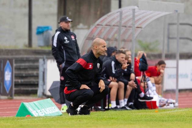 Ingolstadt, Deutschland 25. August 2024: 2. BL - Frauen - 2024 2025 - FC Ingolstadt 04 vs. 1. FC Nürnberg Im Bild: im Vordergrund Trainer Miren Catovic (FCI) MTV-Stadion Bayern Copyright: xFotostandx xSchaeferx