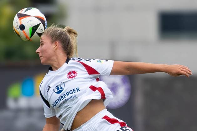 Ingolstadt, Deutschland 25. August 2024: 2. BL - Frauen - 2024 2025 - FC Ingolstadt 04 vs. 1. FC Nürnberg Im Bild: (Meret Günster Guenster FCN) MTV-Stadion Bayern Copyright: xFotostandx xSchaeferx