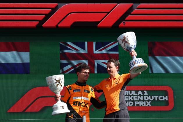 F1 Grand Prix Of The Netherlands 2024 Lando Norris of McLaren after the Formula 1 Grand Prix of The Netherlands at Circuit Zandvoort in Zandvoort, Netherlands on August 25, 2024. Zandvoort Netherlands  Copyright: xJakubxPorzyckix originalFilename:porzycki-f1grandp240825_npsVk.jpg