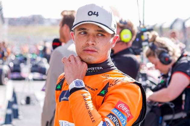 Winner Lando Norris of Great Britain and McLaren Formula 1 Team looks on during the F1 Grand Prix of Netherlands at Circuit Park Zandvoort on August 25, 2024 in Zandvoort, Netherlands. Defodi-704_MTB20240825F1MTBPhoto-5745