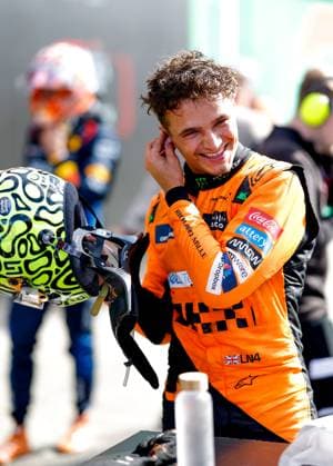 4 Lando Norris (GBR, McLaren Formula 1 Team), F1 Grand Prix of the Netherlands at Circuit Zandvoort on August 25, 2024 in Zandvoort, Netherlands. (Photo by HOCH ZWEI) Zandvoort Netherlands
