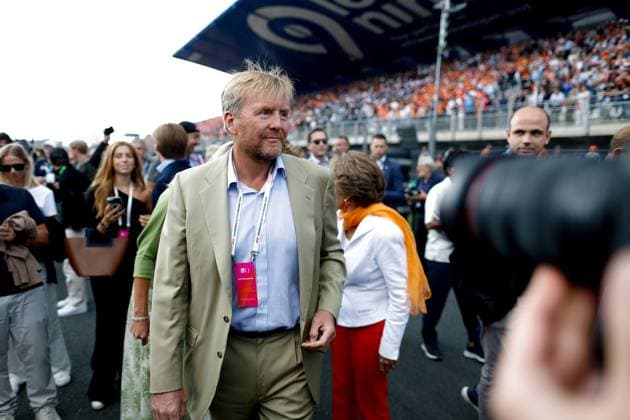 King Willem-Alexander, F1 Grand Prix of the Netherlands at Circuit Zandvoort on August 25, 2024 in Zandvoort, Netherlands. (Photo by HOCH ZWEI) Zandvoort Netherlands