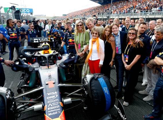 King Willem-Alexander, Queen Maxima, Princess Alexia, and members of the Royal House of the Netherlands, F1 Grand Prix of the Netherlands at Circuit Zandvoort on August 25, 2024 in Zandvoort, Netherlands. (Photo by HOCH ZWEI) Zandvoort Netherlands