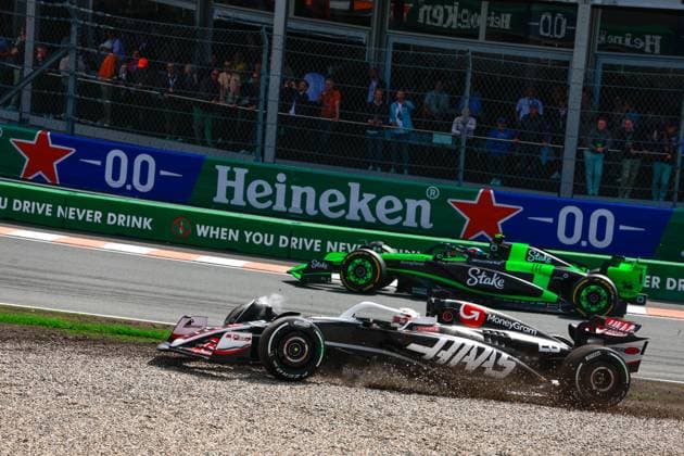 20 Kevin Magnussen (DNK, MoneyGram Haas F1), F1 Grand Prix of the Netherlands at Circuit Zandvoort on August 25, 2024 in Zandvoort, Netherlands. (Photo by HOCH ZWEI) Zandvoort Netherlands