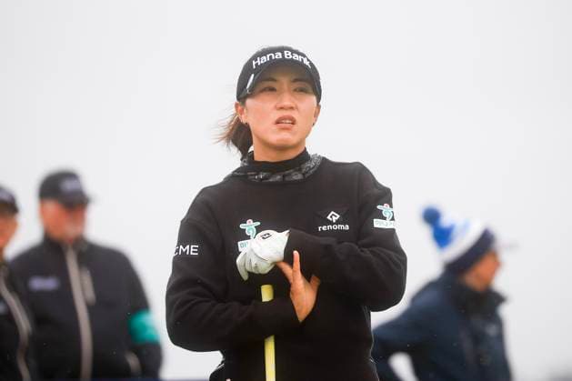 25th August 2024; Old Course at St Andrews, St Andrews, Fife, Scotland; AIG Womens Open Golf, Final Round; Lydia Ko of New Zealand wait to play on the 6th tee of the Old Course, St Andrews Links during the final round of the AIG Women& x2019;s Open  ActionPlus12686118 DavidxYoung