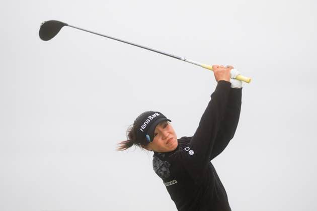 25th August 2024; Old Course at St Andrews, St Andrews, Fife, Scotland; AIG Womens Open Golf, Final Round; Lydia Ko of New Zealand tees off on the sixth hole of the Old Course, St Andrews Links during the final round of the AIG Women& x2019;s Open  ActionPlus12686119 DavidxYoung