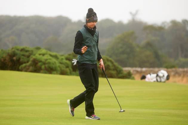 25th August 2024; Old Course at St Andrews, St Andrews, Fife, Scotland; AIG Womens Open Golf, Final Round; Nelly Korda of the USA acknowledges the applause after birdieing the 5th hole of the Old Course, St Andrews Links during the final round of the AIG Women& x2019;s Open  ActionPlus12686126 DavidxYoung