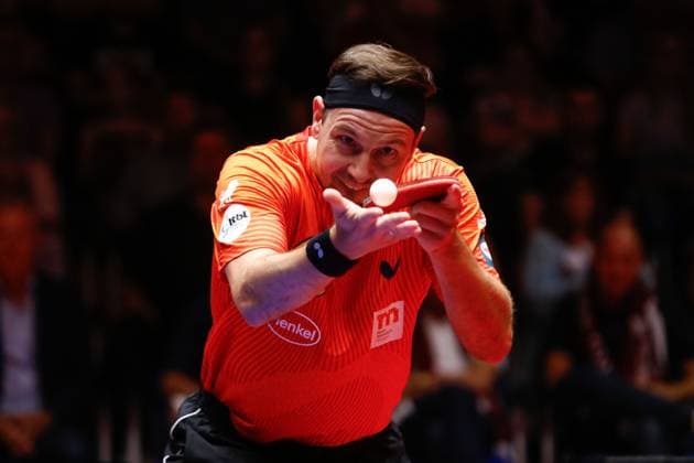 Sport Themen der Woche KW34 Sport Bilder des Tages TTBL Borussia Düsseldorf gegen ASC Grünwetterbach; 25.08.2024 TTBL Borussia Düsseldorf gegen ASC Grünwetterbach am 25.08.2024, Duesseldorf. Timo Boll (Borussia Düsseldorf) - *** TTBL Borussia Düsseldorf vs ASC Grünwetterbach 25 08 2024 TTBL Borussia Düsseldorf vs ASC Grünwetterbach on 25 08 2024, Duesseldorf Timo Boll Borussia Düsseldorf Copyright: xBEAUTIFULxSPORTS KennyxBeelex