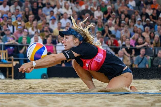 Beach Pro Tour - Elite 16 Hamburg, 25.08.2024 Nina Brunner (SUI); Beach Pro Tour - Elite 16, Hamburg, Stadion Am Rothenbaum am 25.08.2024 Copyright: xBEAUTIFULxSPORTS PeterxWeberx