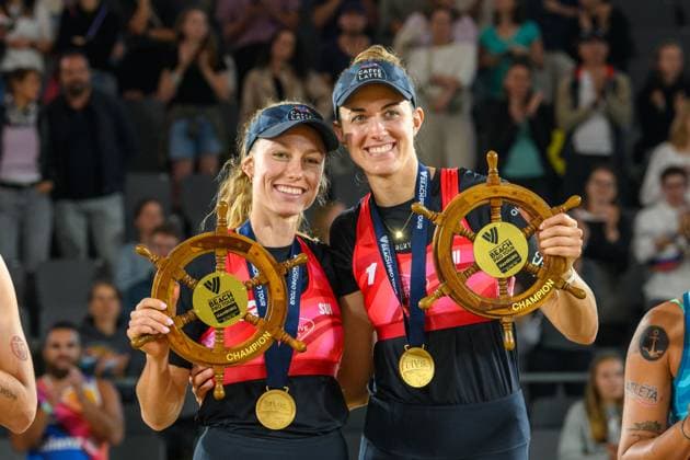 Beach Pro Tour - Elite 16 Hamburg, 25.08.2024 ; Beach Pro Tour - Elite 16, Hamburg, Stadion Am Rothenbaum am 25.08.2024 Copyright: xBEAUTIFULxSPORTS PeterxWeberx