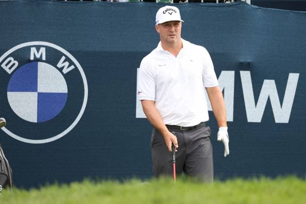 CASTLE ROCK, CO - AUGUST 25: PGA, Golf Herren golfer Alex Noren plays his tee shot on the first hole during the final round of the PGA FedExCup BMW Championship on August 25th, 2024, at Castle Pines Golf Club in Castle Rock, Colorado. (Photo by Brian Spurlock Icon Sportswire) GOLF: AUG 25 PGA FedExCup Playoffs - BMW Championship EDITORIAL USE ONLY Icon24082518