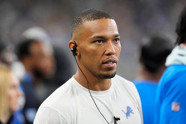 August 24, 2024, Pittsburgh, Pennsylvania, USA: August 24, 2024: Amon-Ra St. Brown 14 during the Pittsburgh Steelers vs Detroit Lions at Ford Field in Detroit MI. Brook Ward Pittsburgh USA - ZUMAa234 20240824_zsa_a234_405 Copyright: xAMGx