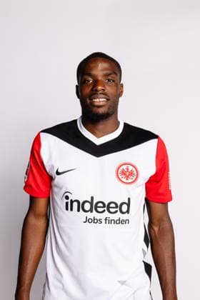 Niels Nkounkou, Eintracht Frankfurt, Porträttermin 2024 2025 1. BL Bundesliga Fußball