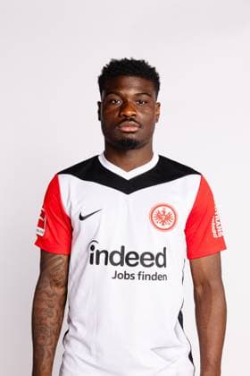 Junior Dina Ebimbe, Eintracht Frankfurt, Porträttermin 2024 2025 1. BL Bundesliga Fußball