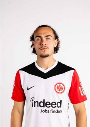Arthur Theate, Eintracht Frankfurt, Porträttermin 2024 2025 1. BL Bundesliga Fußball
