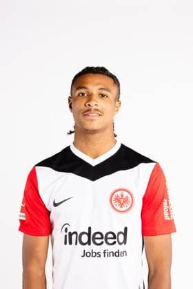 Jean-Matteo Bahoya, Eintracht Frankfurt, Porträttermin 2024 2025 1. BL Bundesliga Fußball