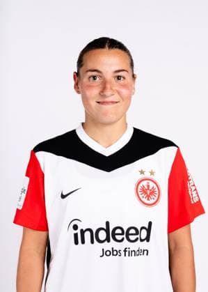 Carlotta Wamser, Eintracht Frankfurt Frauen, Porträttermin 2024 2025 1. BL Bundesliga Fußball