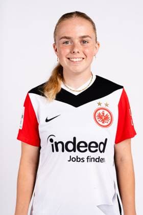 Pernille Sanvig, Eintracht Frankfurt Frauen, Porträttermin 2024 2025 1. BL Bundesliga Fußball