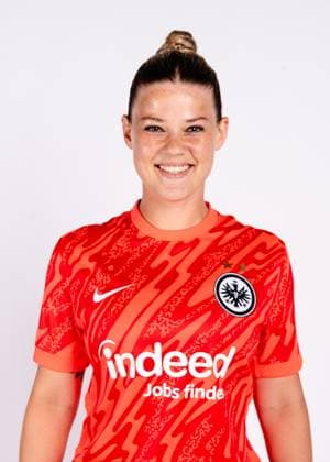 Lea Paulick, Eintracht Frankfurt Frauen, Porträttermin 2024 2025 1. BL Bundesliga Fußball