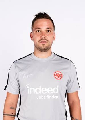 Videoanalyst Christos Rellas, Eintracht Frankfurt Frauen, Porträttermin 2024 2025 1. BL Bundesliga Fußball