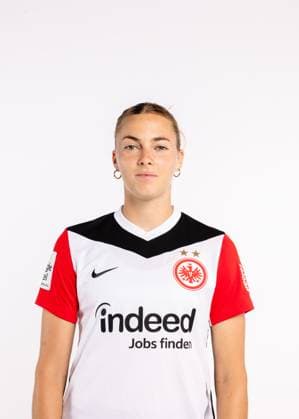 Laura Freigang, Eintracht Frankfurt Frauen, Porträttermin 2024 2025 1. BL Bundesliga Fußball