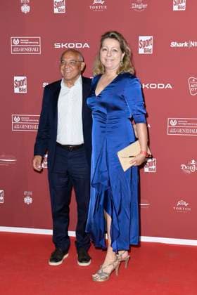 Felix Magath und Nicola Yvonne Jorde bei der Verleihung vom Bild Award am 26.08.2024 in Hamburg Sport Bild Award 2024 Verleihung in Hamburg