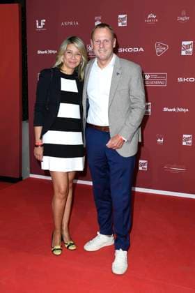 Andy Grote und Catherine Saavedra bei der Verleihung vom Bild Award am 26.08.2024 in Hamburg Sport Bild Award 2024 Verleihung in Hamburg