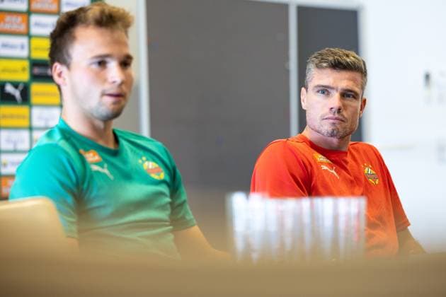 SOCCER - UEFA EL, Rapid vs Braga VIENNA,AUSTRIA,28.AUG.24 - SOCCER - UEFA Europa League, qualification, SK Rapid Wien vs Sporting Club de Braga, preview, press conference, PK, Pressekonferenz Rapid. Image shows .  GEPAxpictures xArminxRauthner