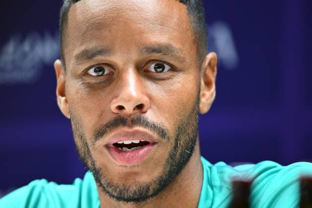 RSC Anderlecht v FC Dinamo Minsk - UEFA Europa League Media Activities ANDERLECHT, BELGIUM - AUGUST 28 : Jorgensen Zanka Mathias defender of RSC Anderlecht talking to the press during a press conference, PK, Pressekonferenz prior to the UEFA Europa League Qualifiers Play-off 2nd leg match between RSC Anderlecht and FC Dinamo Minsk on August 28, 2024 in Anderlecht, Belgium, 28 08 2024 Anderlecht Belgium  Copyright: xVincentxKalutx