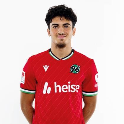 Husseyn Chakroun, Hannover 96. Porträttermin Saison 2024 2025 2. BL Bundesliga Copyright: Hannover 96 Lars Kaletta; Fussball GER Porträt Vorstellung Präsentation Pressetermin Headshot Headshots xptt