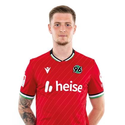 Josh Knight, Hannover 96. Porträttermin Saison 2024 2025 2. BL Bundesliga Copyright: Hannover 96 Lars Kaletta; Fussball GER Porträt Vorstellung Präsentation Pressetermin Headshot Headshots xptt