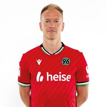 Havard Nielsen, Hannover 96. Porträttermin Saison 2024 2025 2. BL Bundesliga Copyright: Hannover 96 Lars Kaletta; Fussball GER Porträt Vorstellung Präsentation Pressetermin Headshot Headshots xptt