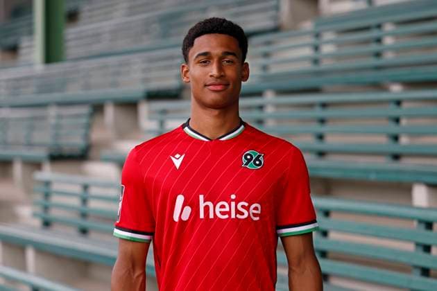 Fußball, 3. Liga, Hannover 96 II Porträttermin 2024 2025 Jacob Danquah, Hannover 96 II. U23 U 23, Porträttermin Saison 2024 2025 3. Liga Copyright: Hannover 96 Lars Kaletta; Fussball GER Porträt Vorstellung Präsentation Pressetermin Headshot Headshots xptt
