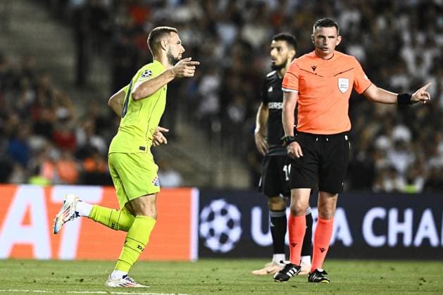 Qarabag v GNK Dinamo Zagreb - UEFA Champions Qualifying Play-Off: Second Leg BAKU, AZERBAIJAN - AUGUST 28: Marko Pjaca of Dinamo Zagrebcelebrate after scoring during the UEFA Champions Qualifying Play-Off Second Leg match between Qarabag and GNK Dinamo Zagreb at Tofiq Bahramov Stadium on August 28, 2024 in Baku, Azerbaijan.  MarkoxLukunic PIXSELL