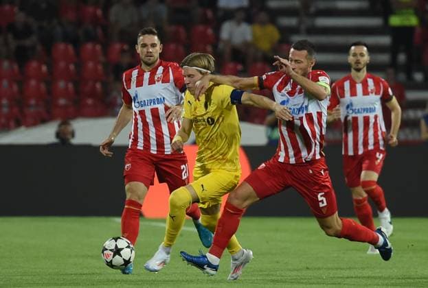 CRVENA ZVEZDA vs BODE GLIMT JENS PETTER HAUGE Bodo Glimt football player at the UEFA Champions League qualification match against Red Star at the Rajko Mitic Stadium, Belgrade 28.08.2024. Nebojsa Parausic MN PRESS Football, Champions League, Red Star, Bodo Glimt, Qualifications Belgrade Stadion Rajko Mitic Serbia Copyright: xIvicaxVeselinovx xMNxPressx