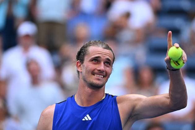 Sport Themen der Woche KW35 Sport Bilder des Tages US Open - Second Round Alexander Zverev (GER) during his second round match at the 2024 US Open at Billie Jean National Tennis Center in New York City, NY, USA, on August 28, 2024. Photo by Corinne Dubreuil ABACAPRESS.COM New York City NY United States  Copyright: xDubreuilxCorinne ABACAx