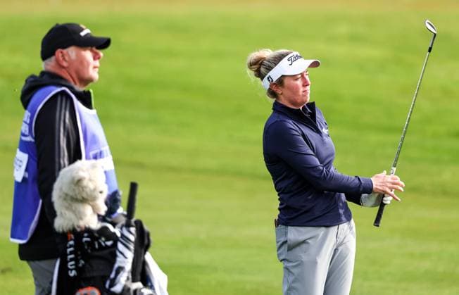 2024 KPMG Women s Irish Open, Carton House, Kildare 29 8 2024 Anna Foster plays a shot on the 13th Anna Foster plays a shot on the 13th 29 8 2024  Copyright: x INPHO BenxBradyx BB4_7646