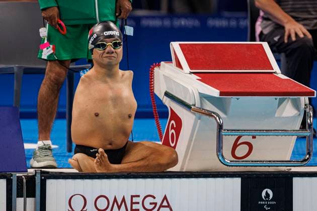 Sport Themen der Woche KW35 Sport Bilder des Tages Paralympics (Para Schwimmen); Paris, 29.08.24 TRONCO Sanchez (MEX), Paralympics (Para Schwimmen) am 29.08.24 in der La Defense Arena in Paris (Frankreich). *** Paralympics Para Swimming Paris, 29 08 24 TRONCO Sanchez MEX , Paralympics Para Swimming on 29 08 24 at La Defense Arena in Paris France Copyright: xBEAUTIFULxSPORTS B.Hoffmannx