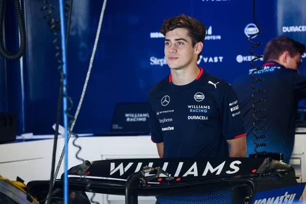 COLAPINTO Franco (arg), Williams Racing FW46, portrait, during the Formula 1 Pirelli Gran Premio d’Italia 2024, Italian Grand Prix 2024, 16th round of the 2024 Formula One World Championship, WM, Weltmeisterschaft from August 30 to September 1, 2024 on the Autodromo Nazionale Monza, in Monza, Italy - F1 - ITALIAN GRAND PRIX 2024 DPPI Panoramic 240829_R16_ITALIA_DP_FG0O0929