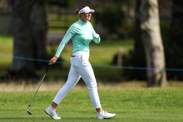 2024 KPMG Women s Irish Open, Carton House, Kildare 29 8 2024 Olivia Mehaffey walks up the 4th fairway Olivia Mehaffey walks up the 4th fairway 29 8 2024  Copyright: x INPHO BenxBradyx BB4_8430