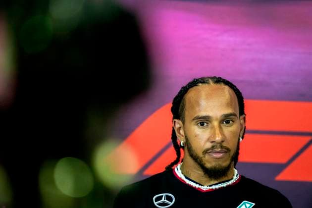 MONZA - Lewis Hamilton (Mercedes) during a press conference, PK, Pressekonferenz at the Autodromo Nazionale Monza circuit in the run-up to the Italian Grand Prix. ANP SANDER KONING xVIxANPxSportx xxANPxIVx 507028070 originalFilename: 507028070.jpg
